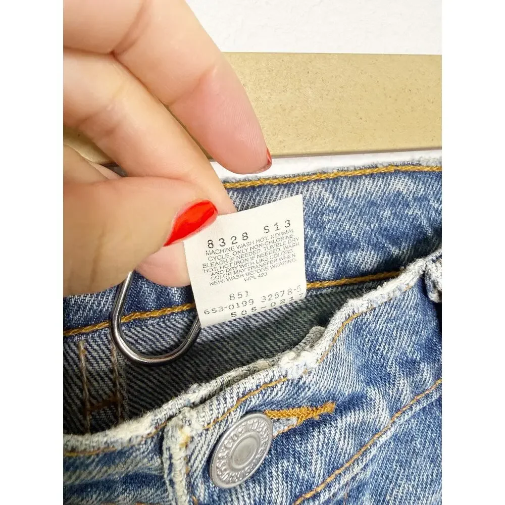 Vintage Levi's 505s Medium Wash Distressed Jeans 36 X 31